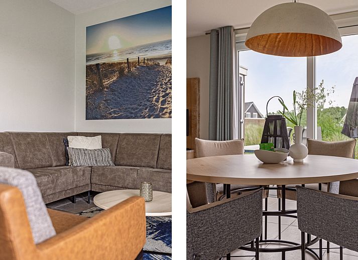 Reihenhaus in Ouddorp, Ferienhaus inmitten der Dnen in Ouddorp, Goeree-Overflakkee, Sdholland, mit natrlicher Umgebung.