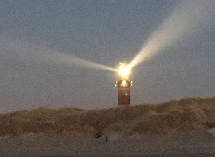 Uitzicht op de kust bij Vakantiehuis in Ouddorp, Goeree-Overflakkee, Zuid-Holland.