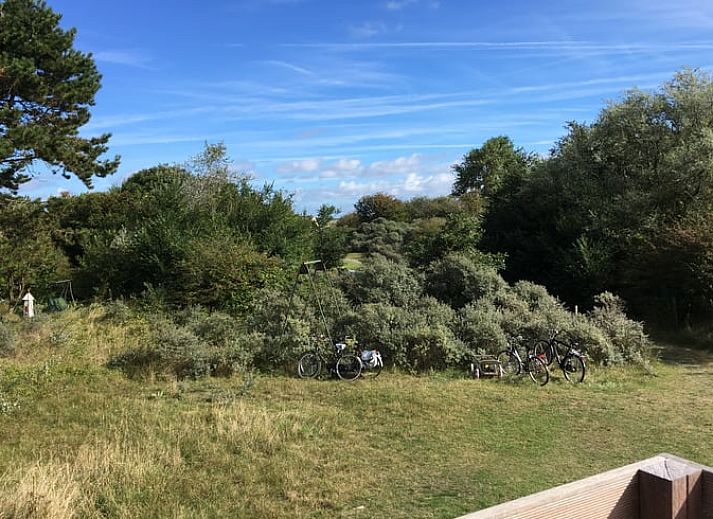 Uitzicht op de kust bij Vakantiehuis in Ouddorp, Goeree-Overflakkee, Zuid-Holland.