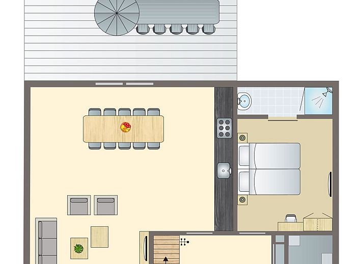 Verblijf 6601196 - Bungalow Goeree-Overflakkee - Strand Resort Ouddorp Duin | 10-persoons villa - Arduin | 10