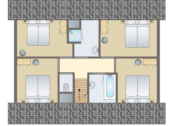 Verblijf 6601196 - Bungalow Goeree-Overflakkee - Strand Resort Ouddorp Duin | 10-persoons villa - Arduin | 10