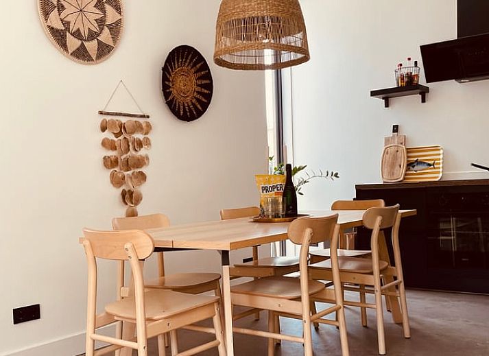 Cozy terrace of House in Ouddorp, vacation home in Goeree-Overflakkee, South Holland with modern look.