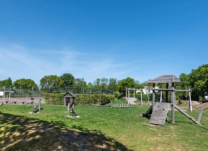 Ingang van Noordzeepark, de locatie van Vakantiehuis De Zandwal in Ouddorp, Goeree-Overflakkee, Zuid-Holland.