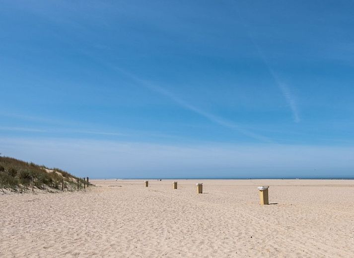 Plattegrond van Vakantiehuis De Zandwal in Ouddorp, toont indeling van de woning op Goeree-Overflakkee, Zuid-Holland.