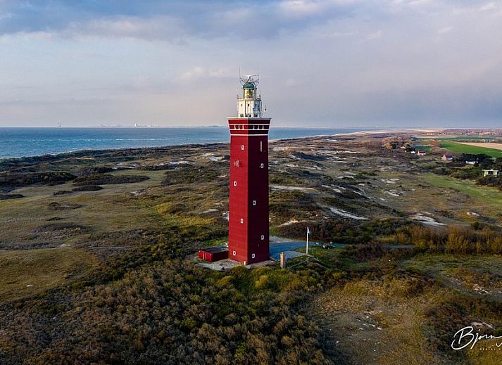 Plattegrond van Vakantiehuis De Zandwal in Ouddorp, toont indeling van de woning op Goeree-Overflakkee, Zuid-Holland.