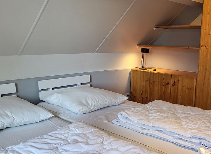 Plattegrond van Vakantiehuis De Zandwal in Ouddorp, toont indeling van de woning op Goeree-Overflakkee, Zuid-Holland.