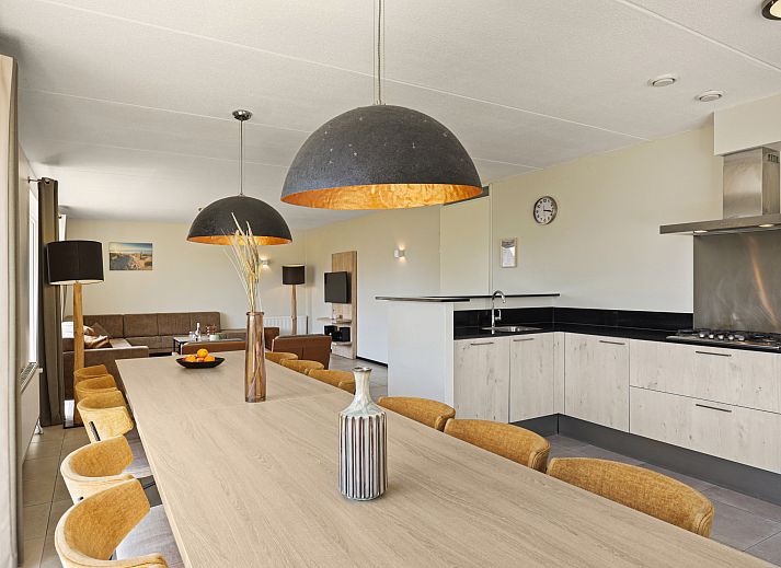 Cozy indoor area of Strand Resort Ouddorp Duin, a 12-person villa in Ouddorp, Goeree-Overflakkee, South Holland.