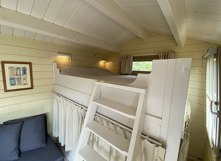 Enjoy the sun on the veranda of Camping Chalet the Albatros Plus in Ouddorp, Goeree-Overflakkee, South Holland.