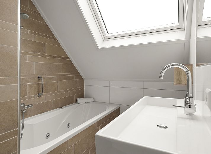 Gemuetliches Wohnzimmer im Strand Resort Ouddorp Duin, 6-Personen-Villa Zeeduin, Ouddorp. Gemuetliche Sitzecke mit Blick auf die Duenen.