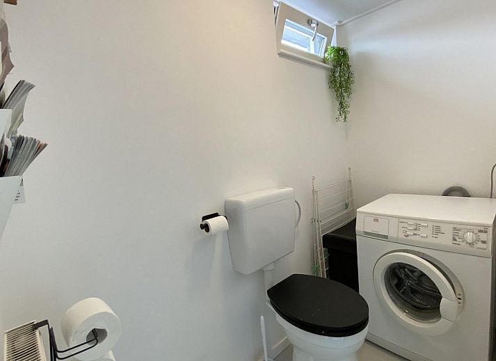 Zonnig terras van VZ934 Bungalow in Ouddorp, omgeven door weelderige natuur in Goeree-Overflakkee.