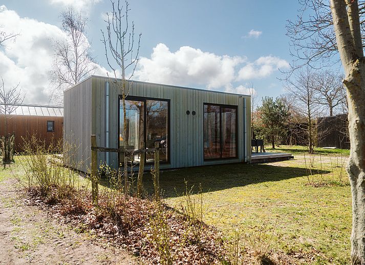 Duunroos vacation home in Ouddorp, Goeree-Overflakkee, with modern architecture and spacious garden.
