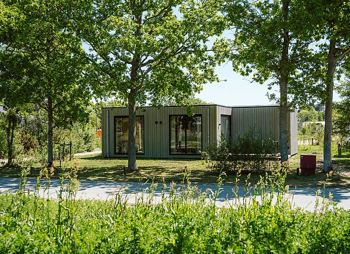 Duunroos vacation home in Ouddorp, Goeree-Overflakkee, with modern architecture and spacious garden.