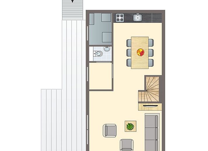 Guest house 670828 - Bungalow Groene hart - De Reeuwijkse Plassen | 4-persoons waterwoning - Vlist | 4L