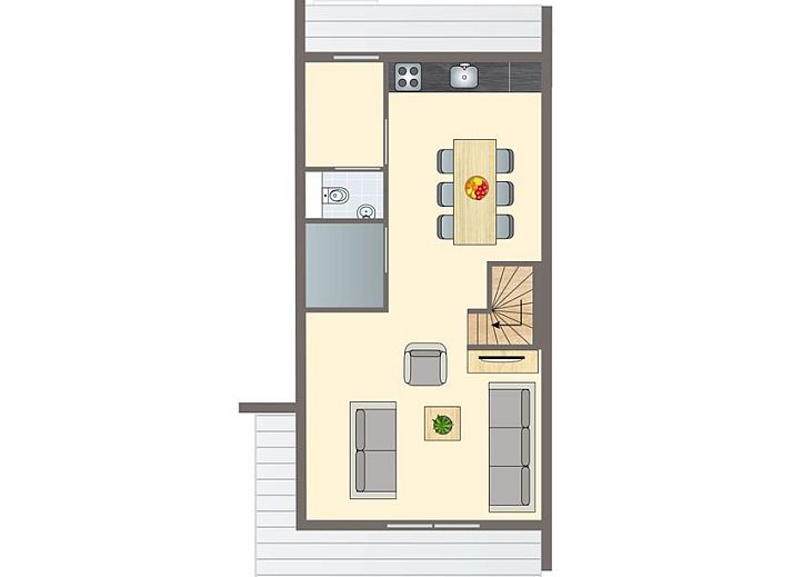 Guest house 670829 - Bungalow Groene hart - De Reeuwijkse Plassen | 6-persoons waterwoning - Broekvelden