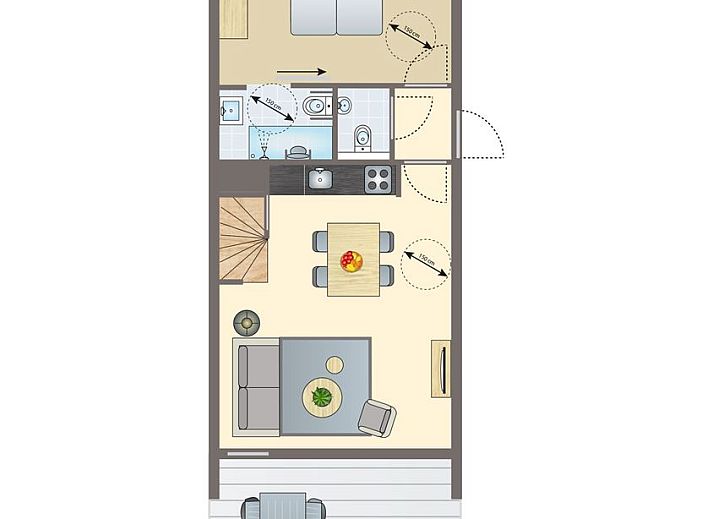 Guest house 670846 - Bungalow Groene hart - De Reeuwijkse Plassen | 4-persoons waterwoning - Extra toega