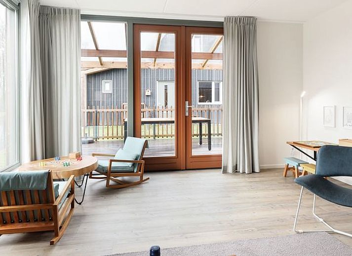Kinderkamer in De Reeuwijkse Plassen 6-persoons kinderwoning 6CK2 in Reeuwijk, Zuid-Holland, met speelse decoratie.