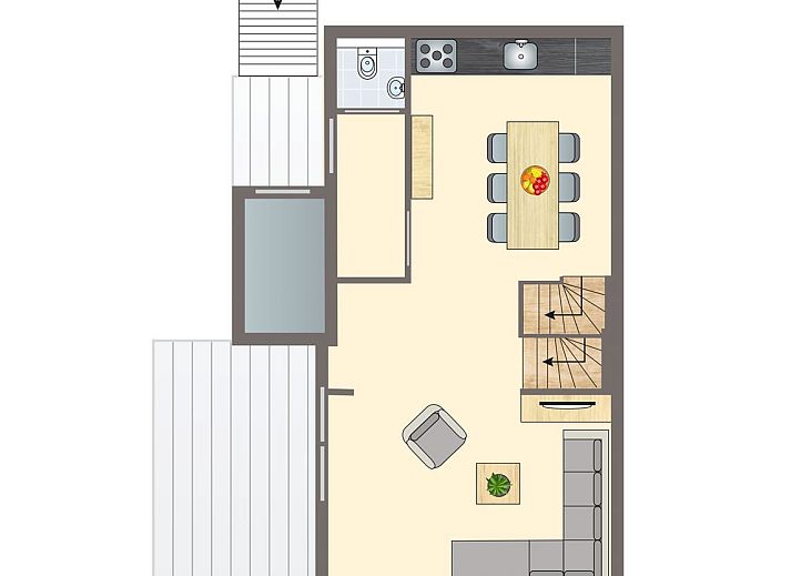 Unterkunft 670865 - Bungalow Groene hart - De Reeuwijkse Plassen | 6-persoons waterwoning | 6L2