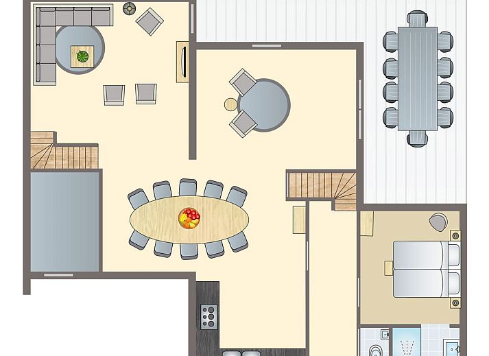 Verblijf 670874 - Bungalow Groene hart - De Reeuwijkse Plassen | 10-persoons waterwoning - De Venen |