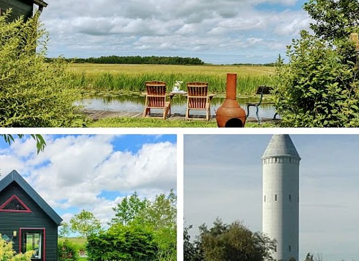Huisje in Bodegraven met uitzicht op bloeiende seringen en waterrijke omgeving.