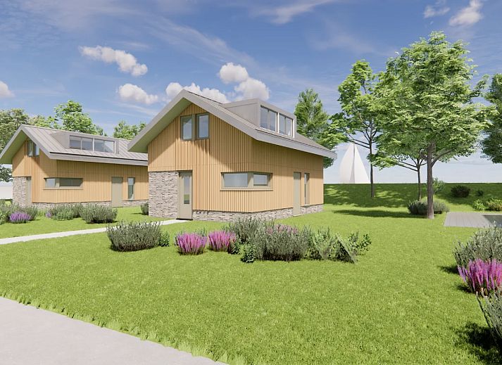 Freistehendes Haus in Warmond, Ferienhaus im Grnen Herzen von Sdholland mit moderner Veranda und grner Umgebung.