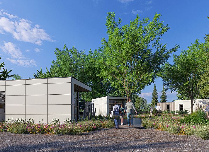 Freistehendes Haus in Warmond bietet eine luxurise Terrasse mit komfortabler Sitzecke, gelegen im grnen Herzen von Sdholland.