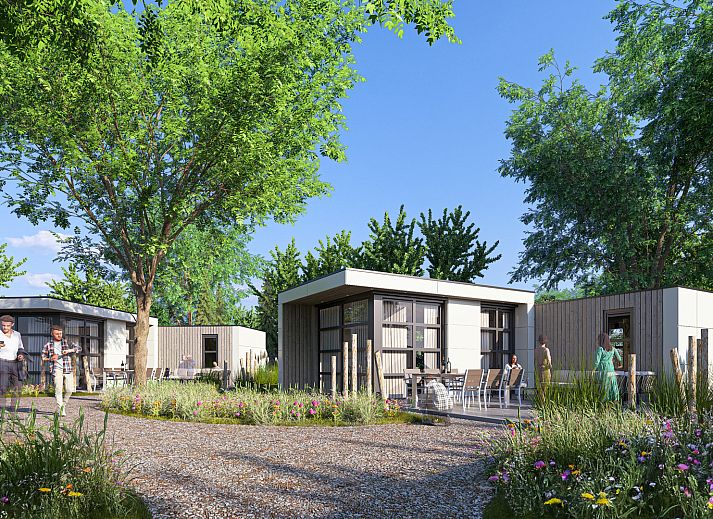 Freistehendes Haus in Warmond bietet eine luxurise Terrasse mit komfortabler Sitzecke, gelegen im grnen Herzen von Sdholland.