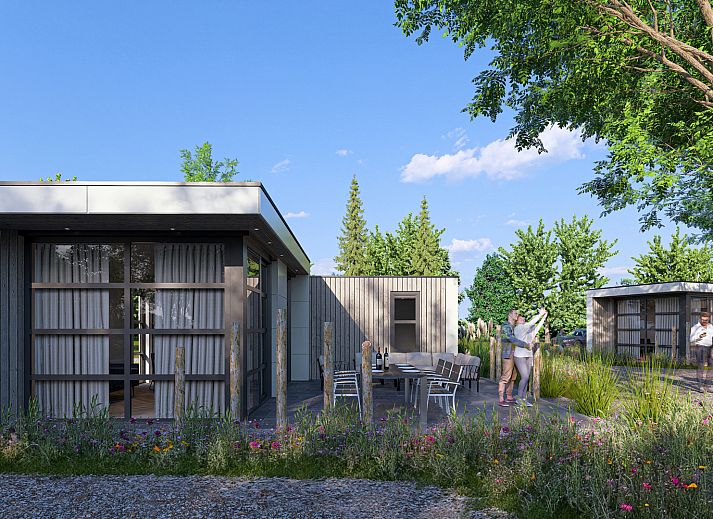 Freistehendes Haus in Warmond bietet eine luxurise Terrasse mit komfortabler Sitzecke, gelegen im grnen Herzen von Sdholland.