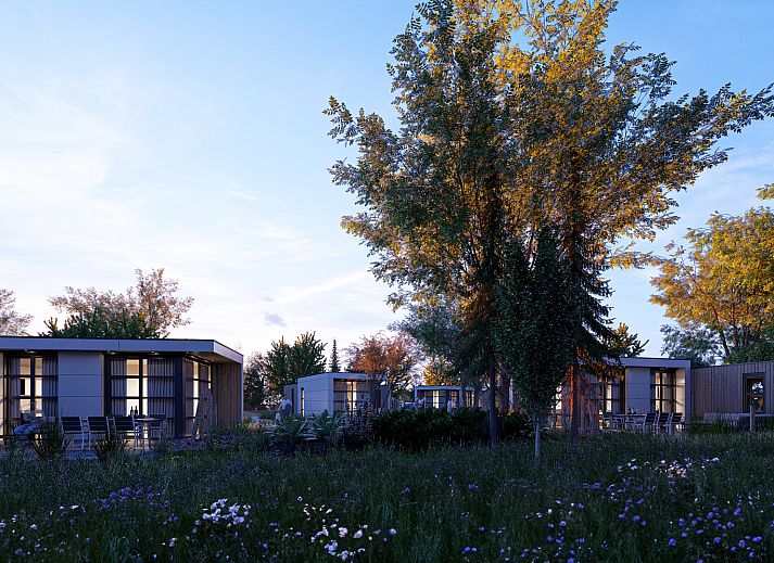 Freistehendes Haus in Warmond bietet eine luxurise Terrasse mit komfortabler Sitzecke, gelegen im grnen Herzen von Sdholland.