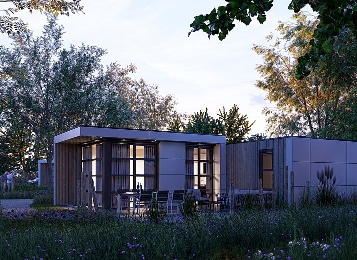 Genieen Sie die moderne Veranda des freistehenden Hauses in Warmond, gelegen im Grnen Herzen von Sdholland.