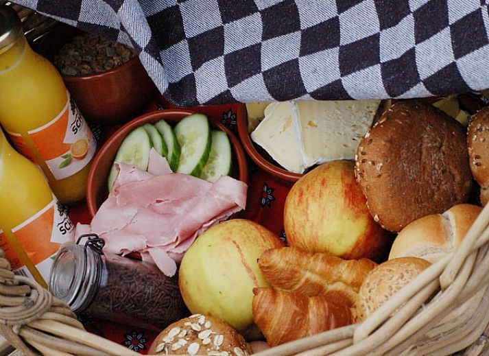 Terrasse von Cottage in Boskoop Ferienhaus mit Blick auf Wasser und Natur, Sued-Holland.