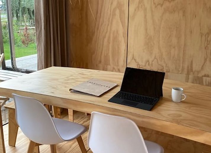 Rustic terrace at cottage in Oud Ade, Green Heart, South Holland.