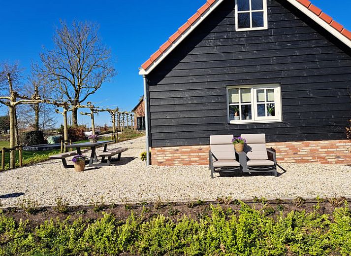 Ingang van Vakantiehuis in Bergambacht in het Groene Hart, Zuid-Holland.