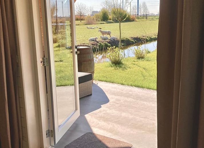 Cozy interior of vacation home in Hazerswoude-Rijndijk, Green Heart, with wooden interior and dining area in South Holland.