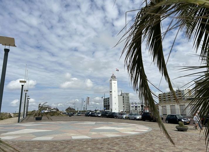 Toegang tot het strand bij Vakantiehuis Stern Comfort, Noordwijk, Noordzeekust, Zuid-Holland.
