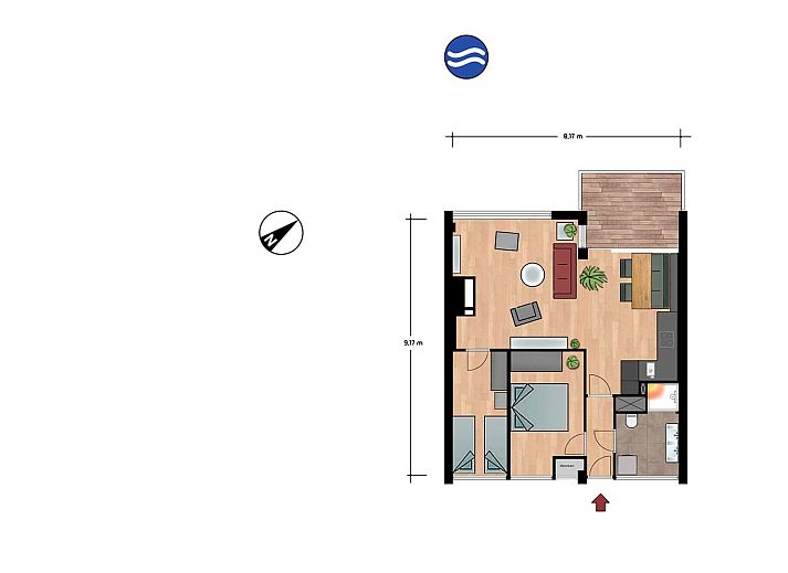 Unterkunft 680168 - Appartement Noordzeekust - Appartement Bellavista