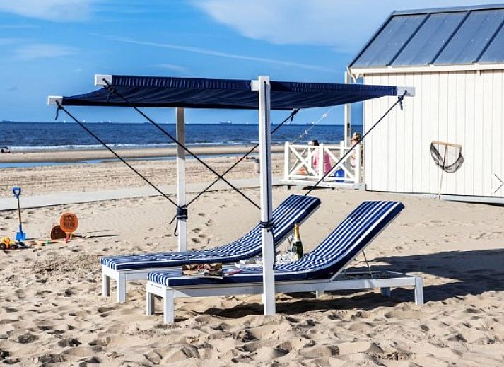 Unterkunft 6804123 - Ferienhaus Noordzeekust - 5 pers. Haagsestrandhuisje.