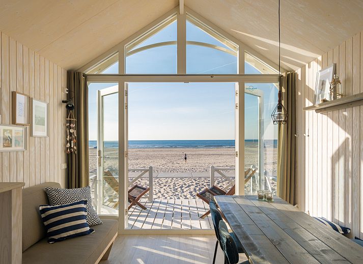 HaagseStrandhuisjes 5 Pers., Ferienhaus an der Nordseekueste in Den Haag, mit Blick auf den Strand und die Duenen, ideal fuer Familien.