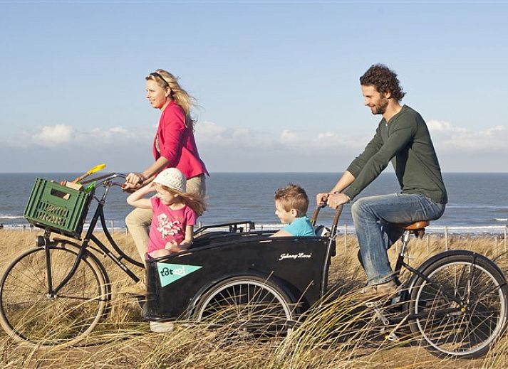 HaagseStrandhuisjes 5 Pers., Ferienhaus an der Nordseekueste in Den Haag, mit Blick auf den Strand und die Duenen, ideal fuer Familien.