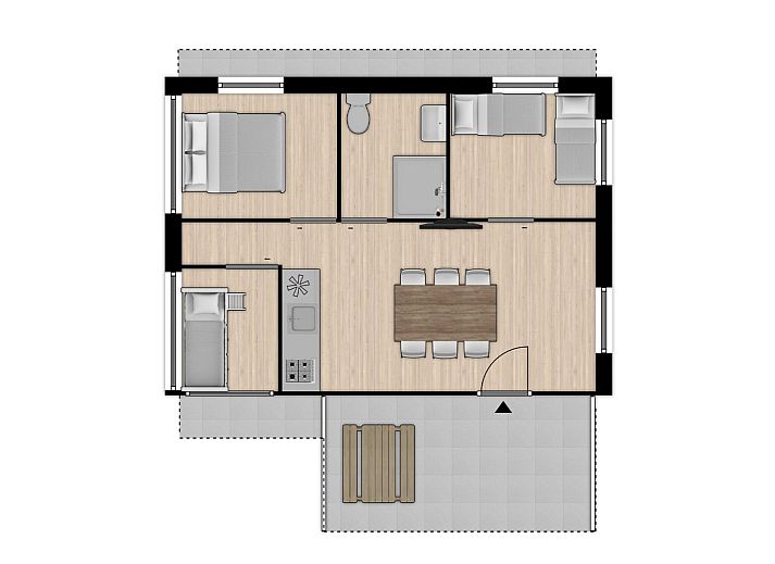 Unterkunft 6804167 - Zelthaus Noordzeekust - Safaritent 6