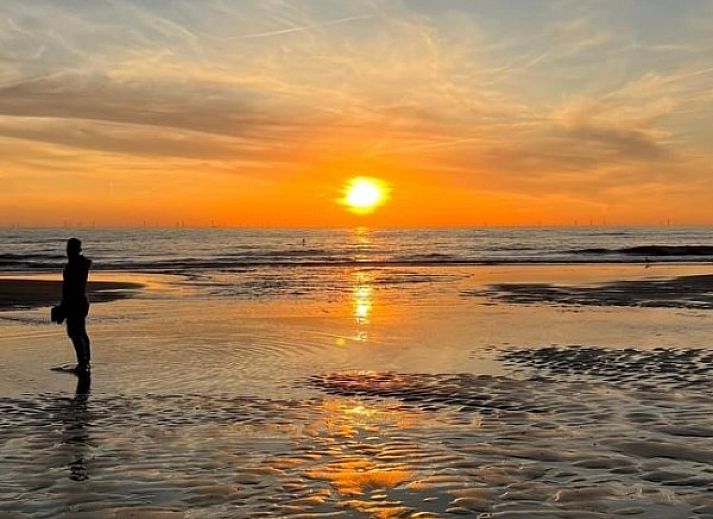 Gezellige eetruimte in Vakantiehuis nr 23 Bungalowpark Puik en Duin, Noordwijk aan zee, Noordzeekust, Zuid-Holland.