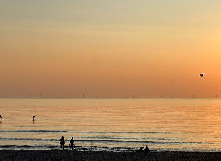 Ruime woonkamer van Vakantiehuis nr 23 Bungalowpark Puik en Duin, Noordwijk aan zee, Noordzeekust, Zuid-Holland.