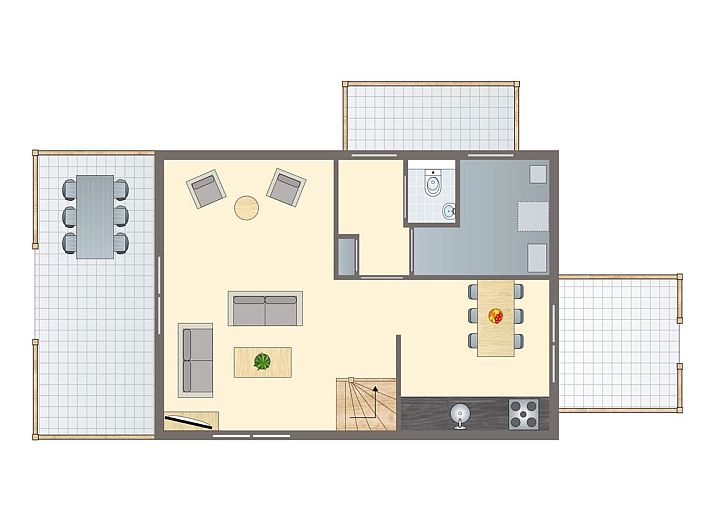 Unterkunft 690323 • Bungalow Voorne Putten/Hoekse waard • 6-persoonsbungalow | 6B3