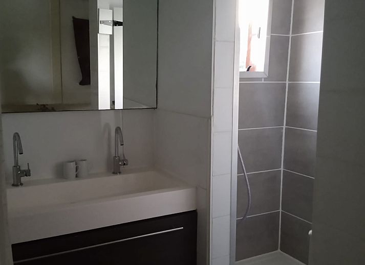 Enjoy the unique houseboat experience at ZH491, a vacation home in Rotterdam, South Holland, with a beautiful terrace and green surroundings.