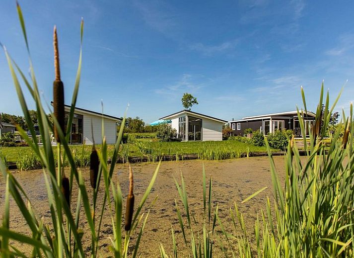 Rialto 5 personen vakantiehuis in Nieuwerkerk aan den IJssel met uitzicht op vijver en groene omgeving in Zuid-Holland.