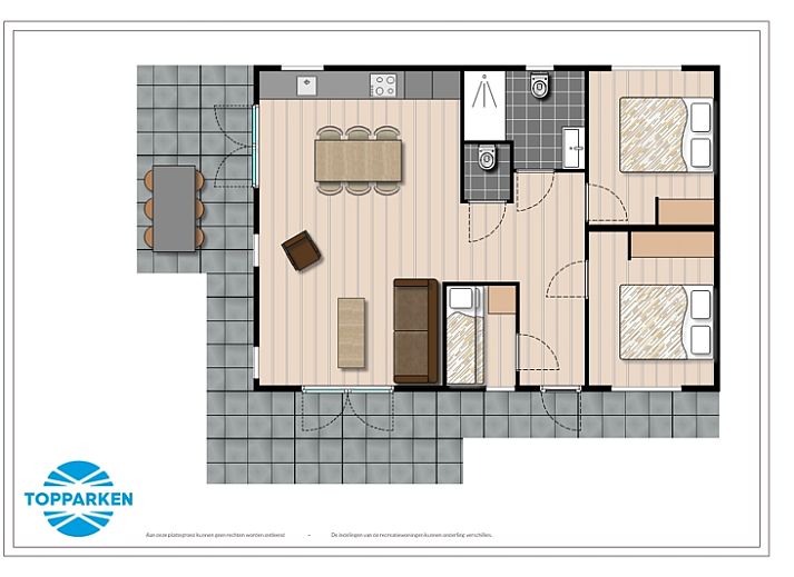 Verblijf 701723 - Vakantiewoning Rotterdam eo - Leijhoeve 6 personen Wellness (Spa)
