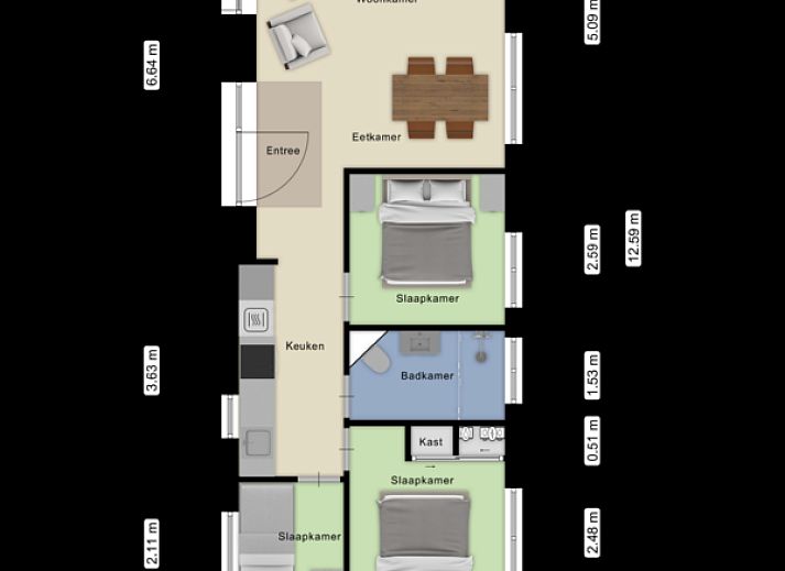 Unterkunft 701737 - Ferienhaus Rotterdam eo - Module Special 6 personen Wellness (Hottub)