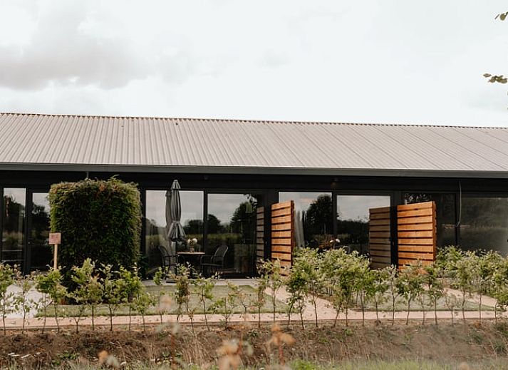 Cottage in Groesbeek, Ferienhaus mit moderner Fassade in Groesbeek, Rijk van Nijmegen, Gelderland.