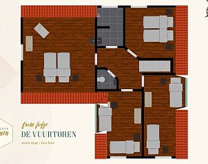 Unterkunft 01011032 - Ferienhaus Texel - Unieke 10 pers. Farm Lodge De Vuurtoren op 'Hoeve Vianen' 