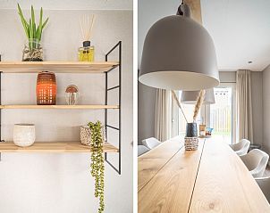 Interieurdetails van Type B-12 Hodshonstraat vakantiehuis in De Cocksdorp Texel met stijlvolle decoratie.