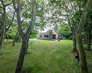 Bungalow Tamarisk 138 in De Cocksdorp, Texel, omgeven door groene natuur en rustgevende omgeving.